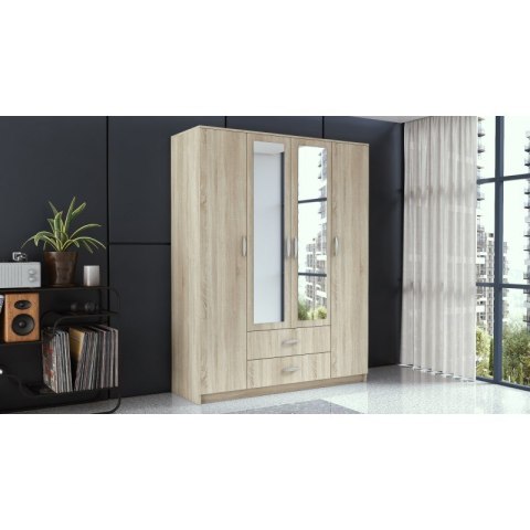 SZAFA ROMANA 160X205 SONOMA Z LUSTREM SZAFA ROMANA 160X205 SONOMA Z LUSTREM