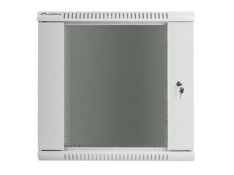 Szafa rack Lanberg WF01-6412-10S (12U; 635mm / 600mm / 450 mm; wisząca; Szklane; 19''; kolor szary) Szafa rack Lanberg WF01-6412-10S (12U; 635mm / 600mm / 450 mm; wisząca; Szklane; 19''; kolor szary)