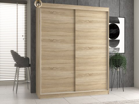Szafa z drzwiami przesuwnymi IGA 160x61xH200 sonoma Szafa z drzwiami przesuwnymi IGA 160x61xH200 sonoma