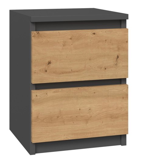 Szafka nocna M2 30x30xH40 antracyt/artisan Szafka nocna M2 30x30xH40 antracyt/artisan