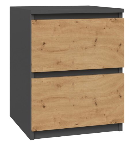 Szafka nocna W2 40x40xH52 antracyt/artisan Szafka nocna W2 40x40xH52 antracyt/artisan