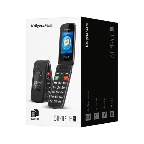 KRUGER & MATZ TELEFON DLA SENIORA SIMPLE 930 KRUGER & MATZ TELEFON DLA SENIORA SIMPLE 930