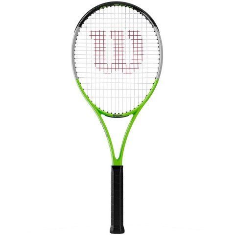 Rakieta do tenisa ziemnego Wilson Blade Feel RXT 105 RKT 3 4 3/8" zielono-czarno-srebrna WR086910U3 Rakieta do tenisa ziemnego Wilson Blade Feel RXT 105 RKT 3 4 3/8" zielono-czarno-srebrna WR086910U3