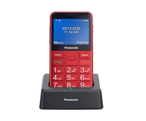 Telefon komórkowy Panasonic KX-TU155EXR Czerwony Telefon komórkowy Panasonic KX-TU155EXR Czerwony