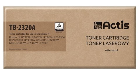 Actis TB-2320A Toner (zamiennik Brother TN-2320; Standard; 2600 stron; czarny) Actis TB-2320A Toner (zamiennik Brother TN-2320; Standard; 2600 stron; czarny)