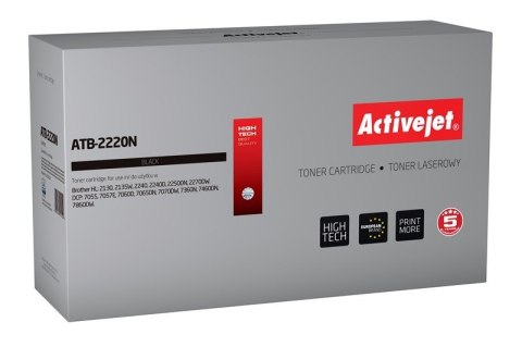 Activejet ATB-2220N Toner (zamiennik Brother TN-2220/TN-2010; Supreme; 2600 stron; czarny) Activejet ATB-2220N Toner (zamiennik Brother TN-2220/TN-2010; Supreme; 2600 stron; czarny)