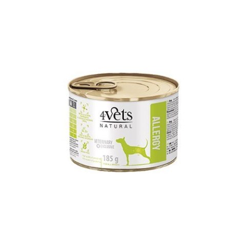 4VETS Natural Allergy Lamb Dog - mokra karma dla psa - 185 g 4VETS Natural Allergy Lamb Dog - mokra karma dla psa - 185 g