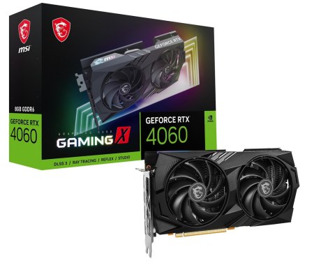 Karta graf. MSI GeForce RTX 4060 GAMING X 8G Karta graf. MSI GeForce RTX 4060 GAMING X 8G