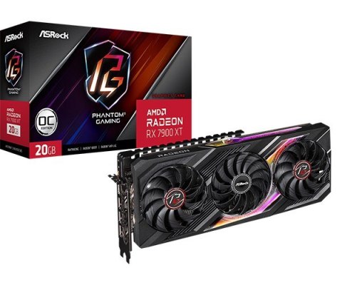 Karta graficzna ASRock Radeon RX 7900 XT Phantom Gaming 20GB OC Karta graficzna ASRock Radeon RX 7900 XT Phantom Gaming 20GB OC