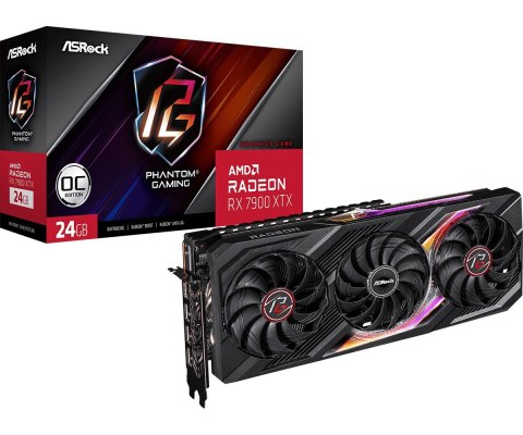 Karta graficzna ASRock Radeon RX 7900 XTX Phantom Gaming 24GB OC Karta graficzna ASRock Radeon RX 7900 XTX Phantom Gaming 24GB OC