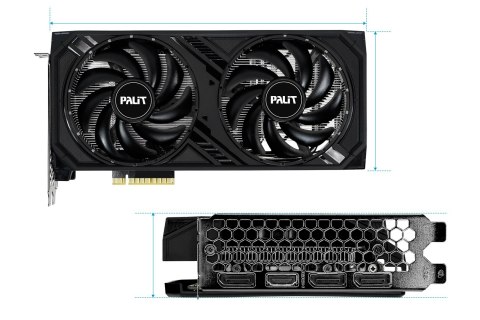 Karta graficzna Palit GeForce RTX 4060 Dual 8GB GDDR6 Karta graficzna Palit GeForce RTX 4060 Dual 8GB GDDR6