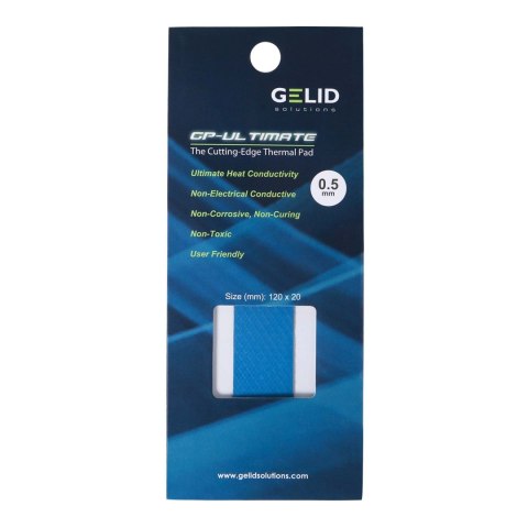 Termopady Gelid Ultimate 120x20x1.0mm TP-GP04-R-B Termopady Gelid Ultimate 120x20x1.0mm TP-GP04-R-B