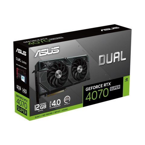 Karta graficzna ASUS Dual GeForce RTX 4070 SUPER 12GB Karta graficzna ASUS Dual GeForce RTX 4070 SUPER 12GB
