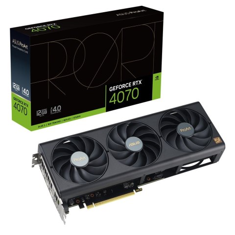 Karta graficzna ASUS ProArt GeForce RTX 4070 12GB OC GDDR6X Karta graficzna ASUS ProArt GeForce RTX 4070 12GB OC GDDR6X