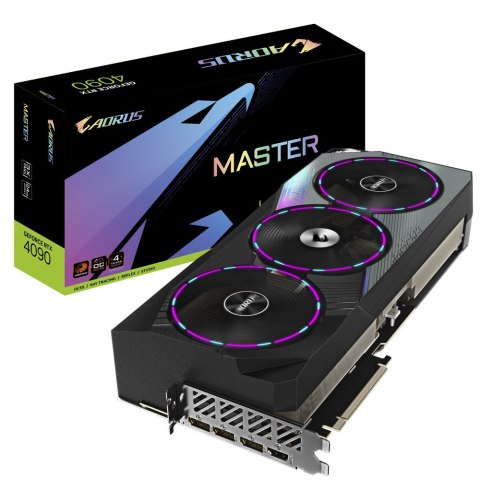 Karta graficzna Gigabyte AORUS GeForce RTX 4090 MASTER 24GB Karta graficzna Gigabyte AORUS GeForce RTX 4090 MASTER 24GB