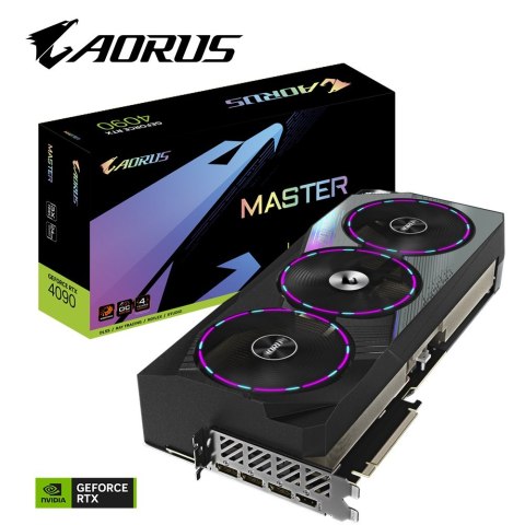 Karta graficzna Gigabyte AORUS GeForce RTX 4090 MASTER 24GB Karta graficzna Gigabyte AORUS GeForce RTX 4090 MASTER 24GB