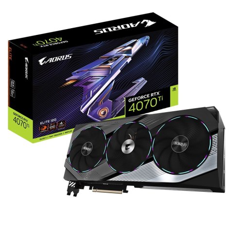 Karta graficzna Gigabyte GeForce RTX 4070 Ti AORUS ELITE OC 12GB Karta graficzna Gigabyte GeForce RTX 4070 Ti AORUS ELITE OC 12GB