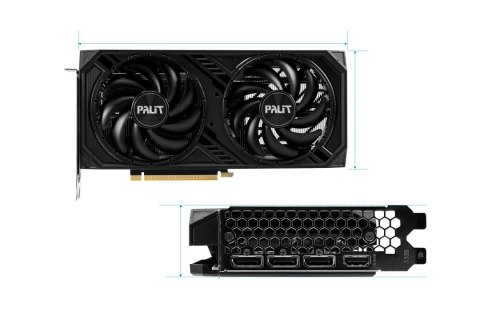 Karta graficzna Palit GeForce RTX 4060 Ti Dual 8GB GDDR6 Karta graficzna Palit GeForce RTX 4060 Ti Dual 8GB GDDR6