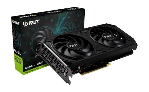 Karta graficzna Palit GeForce RTX 4060 Ti Dual 8GB GDDR6 Karta graficzna Palit GeForce RTX 4060 Ti Dual 8GB GDDR6