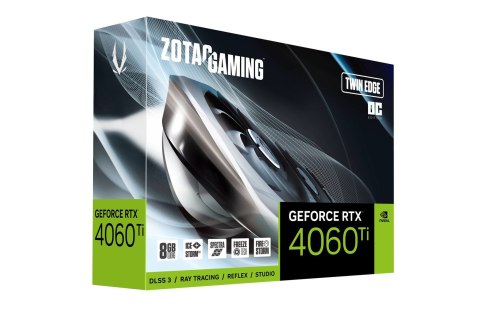 Karta graficzna ZOTAC GAMING GeForce RTX 4060 Ti Twin Edge OC 8GB GDDR6 Karta graficzna ZOTAC GAMING GeForce RTX 4060 Ti Twin Edge OC 8GB GDDR6