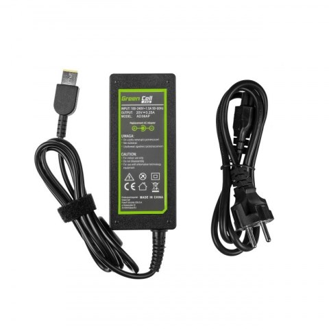 GREEN CELL ZASILACZ AD38AP LENOVO 20V 3.25A 65W GREEN CELL ZASILACZ AD38AP LENOVO 20V 3.25A 65W