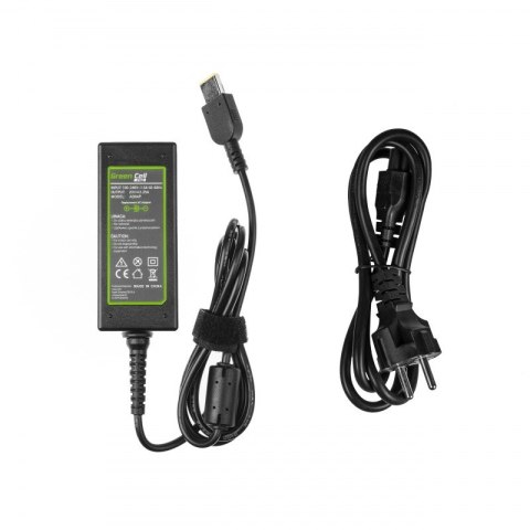 GREEN CELL ZASILACZ AD64P LENOVO 20V 2.25A 40W GREEN CELL ZASILACZ AD64P LENOVO 20V 2.25A 40W