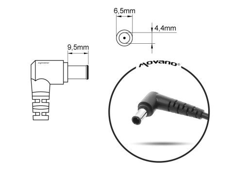 MITSU ZASILACZ 19.5V 4.7A (6.5X4.4 PIN) - SONY MITSU ZASILACZ 19.5V 4.7A (6.5X4.4 PIN) - SONY