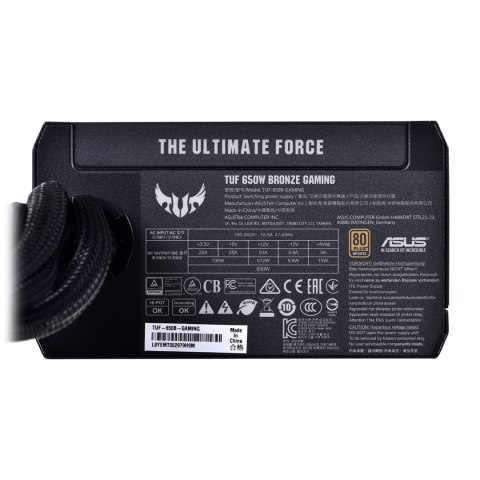 Zasilacz ASUS TUF Gaming 650W 80+ Bronze Zasilacz ASUS TUF Gaming 650W 80+ Bronze