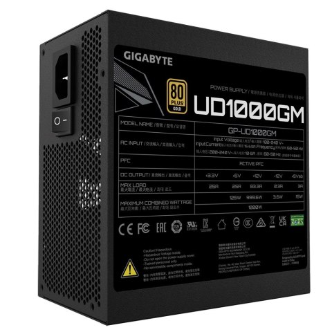 Zasilacz Gigabyte UD1000GM 1000W 80+ Gold Zasilacz Gigabyte UD1000GM 1000W 80+ Gold