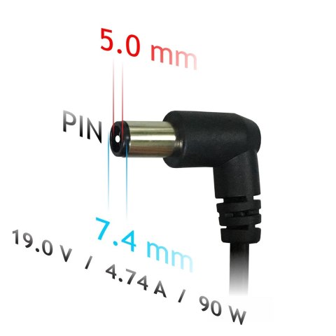 Zasilacz sieciowy Akyga AK-ND-04 do notebooka Compaq, HP (19 V; 4,74 A; 90W; 7.4 mm x 5 mm) Zasilacz sieciowy Akyga AK-ND-04 do notebooka Compaq, HP (19 V; 4,74 A; 90W; 7.4 mm x 5 mm)