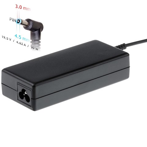 Zasilacz sieciowy Akyga AK-ND-26 do notebooka Compaq, HP (19,5 V; 4,62 A; 90W; 4.5 mm x 3 mm) Zasilacz sieciowy Akyga AK-ND-26 do notebooka Compaq, HP (19,5 V; 4,62 A; 90W; 4.5 mm x 3 mm)