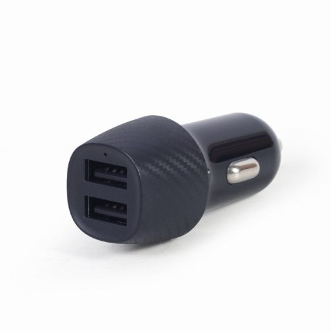 GEMBIRD SAMOCHODOWA ŁADOWARKA 2X USB 4.8A, CZARNA GEMBIRD SAMOCHODOWA ŁADOWARKA 2X USB 4.8A, CZARNA
