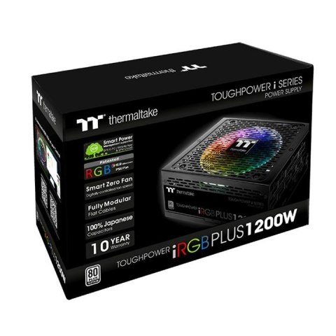 THERMALTAKE TOUGHPOWER IRGB 1200W FULL MODULAR 80+ PLATINUM PS-TPI-1200F2FDPE-1 THERMALTAKE TOUGHPOWER IRGB 1200W FULL MODULAR 80+ PLATINUM PS-TPI-1200F2FDPE-1