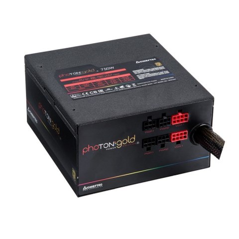 Zasilacz Chieftec Photon Gold GDP-750C-RGB (750 W; Aktywne; 140 mm) Zasilacz Chieftec Photon Gold GDP-750C-RGB (750 W; Aktywne; 140 mm)