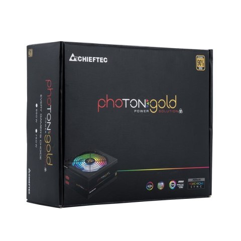 Zasilacz Chieftec Photon Gold GDP-750C-RGB (750 W; Aktywne; 140 mm) Zasilacz Chieftec Photon Gold GDP-750C-RGB (750 W; Aktywne; 140 mm)