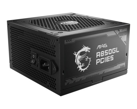 Zasilacz MSI MAG A850GL PCIE5 850W 80+ Gold Zasilacz MSI MAG A850GL PCIE5 850W 80+ Gold