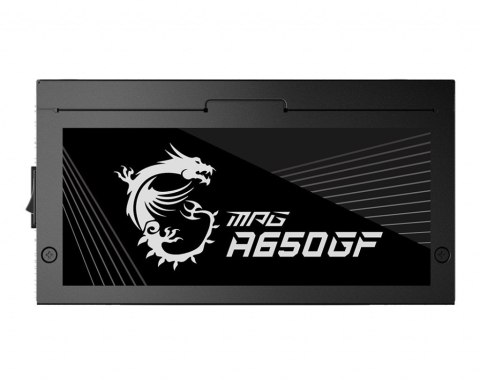 Zasilacz MSI MPG A650GF 650W 80+ Gold Zasilacz MSI MPG A650GF 650W 80+ Gold