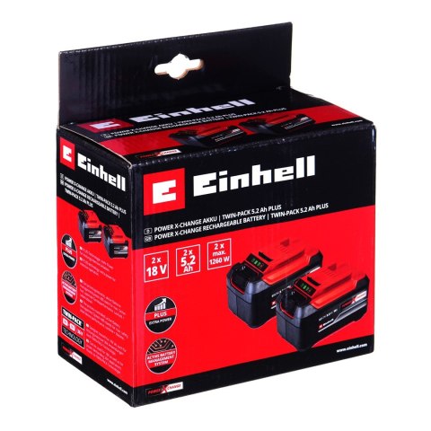 Akumulator 2 x 5,2Ah EINHELL Akumulator 2 x 5,2Ah EINHELL