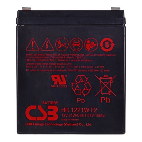 Akumulator CSB HR1221WF2 12V 5,3Ah Akumulator CSB HR1221WF2 12V 5,3Ah
