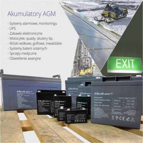 Akumulator żelowy Qoltec 53031 Akumulator żelowy Qoltec 53031