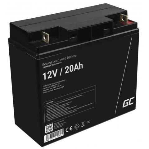 GREEN CELL AKUMULATOR ŻELOWY AGM10 12V 20AH GREEN CELL AKUMULATOR ŻELOWY AGM10 12V 20AH