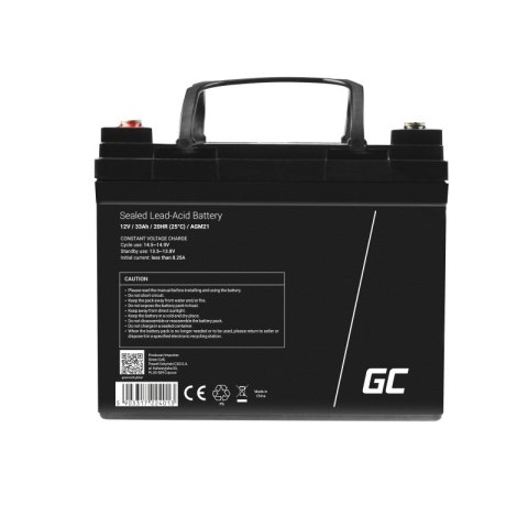 GREEN CELL AKUMULATOR ŻELOWY AGM21 12V 33AH GREEN CELL AKUMULATOR ŻELOWY AGM21 12V 33AH