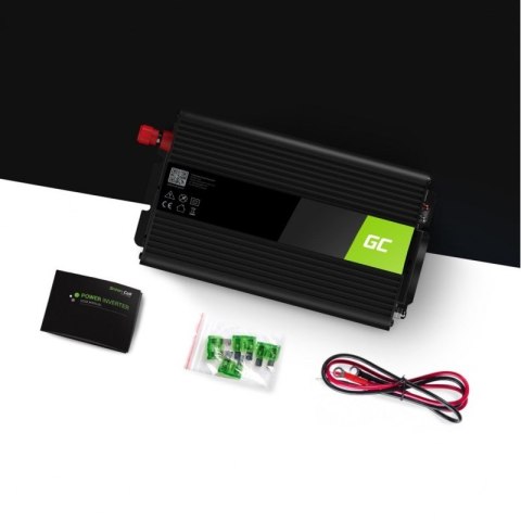 GREEN CELL PRZETWORNICA INV08 12V-230V 1000W/2000W MODYFIKOWANA SINUSOIDA GREEN CELL PRZETWORNICA INV08 12V-230V 1000W/2000W MODYFIKOWANA SINUSOIDA