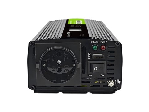 GREEN CELL PRZETWORNICA LCD 12V/230V 500W/1000W CZYSTY SINUS INVGC12P500LCD GREEN CELL PRZETWORNICA LCD 12V/230V 500W/1000W CZYSTY SINUS INVGC12P500LCD