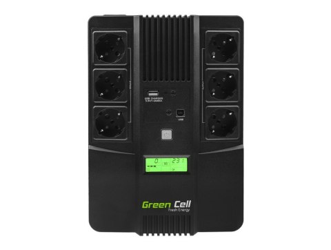 GREEN CELL ZASILACZ AWARYJNY UPS07 AIO 800VA 480W GREEN CELL ZASILACZ AWARYJNY UPS07 AIO 800VA 480W