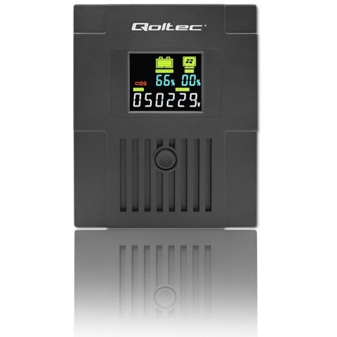 QOLTEC ZASILACZ AWARYJNY UPS LINE INTERACTIVE | MONOLITH | 1500VA | 900W | LCD | USB QOLTEC ZASILACZ AWARYJNY UPS LINE INTERACTIVE | MONOLITH | 1500VA | 900W | LCD | USB