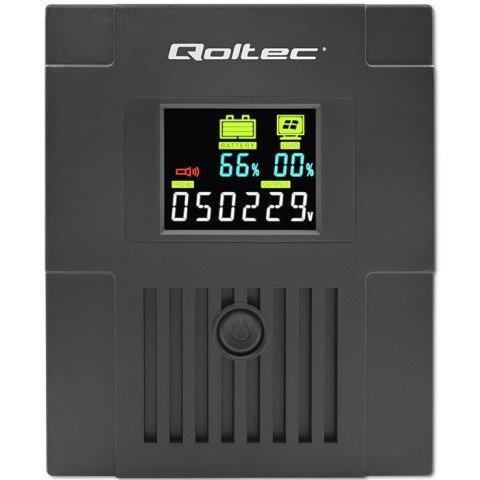QOLTEC ZASILACZ AWARYJNY UPS LINE INTERACTIVE | MONOLITH | 1500VA | 900W | LCD | USB QOLTEC ZASILACZ AWARYJNY UPS LINE INTERACTIVE | MONOLITH | 1500VA | 900W | LCD | USB