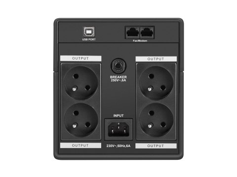 UPS ARMAC HOME LINE-INT 4X 230V PL H/1000E/LED UPS ARMAC HOME LINE-INT 4X 230V PL H/1000E/LED