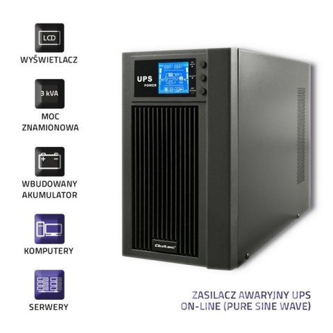 Zasilacz Qoltec 53043 (MT; 3000VA) Zasilacz Qoltec 53043 (MT; 3000VA)