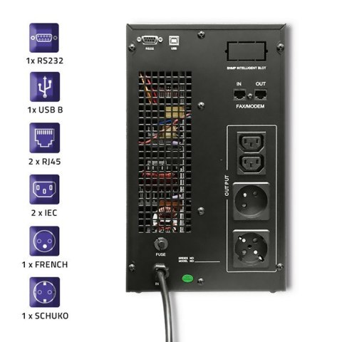 Zasilacz Qoltec 53043 (MT; 3000VA) Zasilacz Qoltec 53043 (MT; 3000VA)